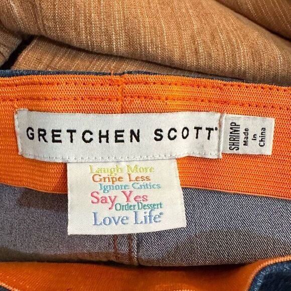 Gretchen Scott Denim Gripeless Pull On Pants - Picture 4 of 5